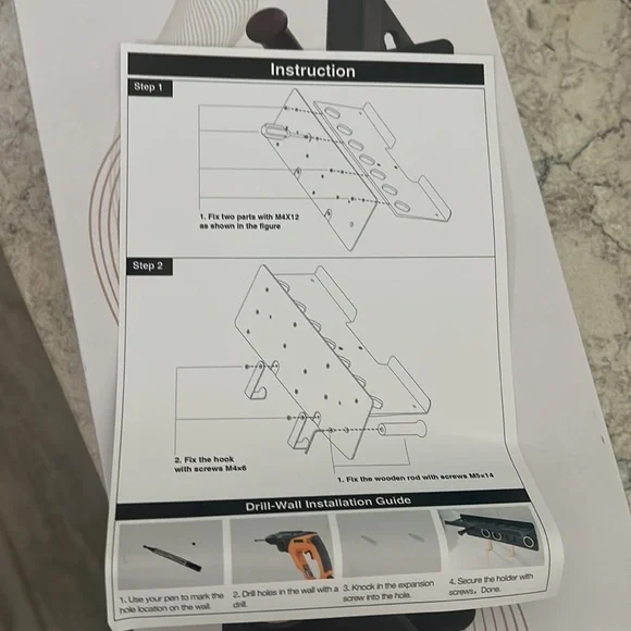 Wall mount hair dryer stand holder for Dyson - Picture 3 of 7